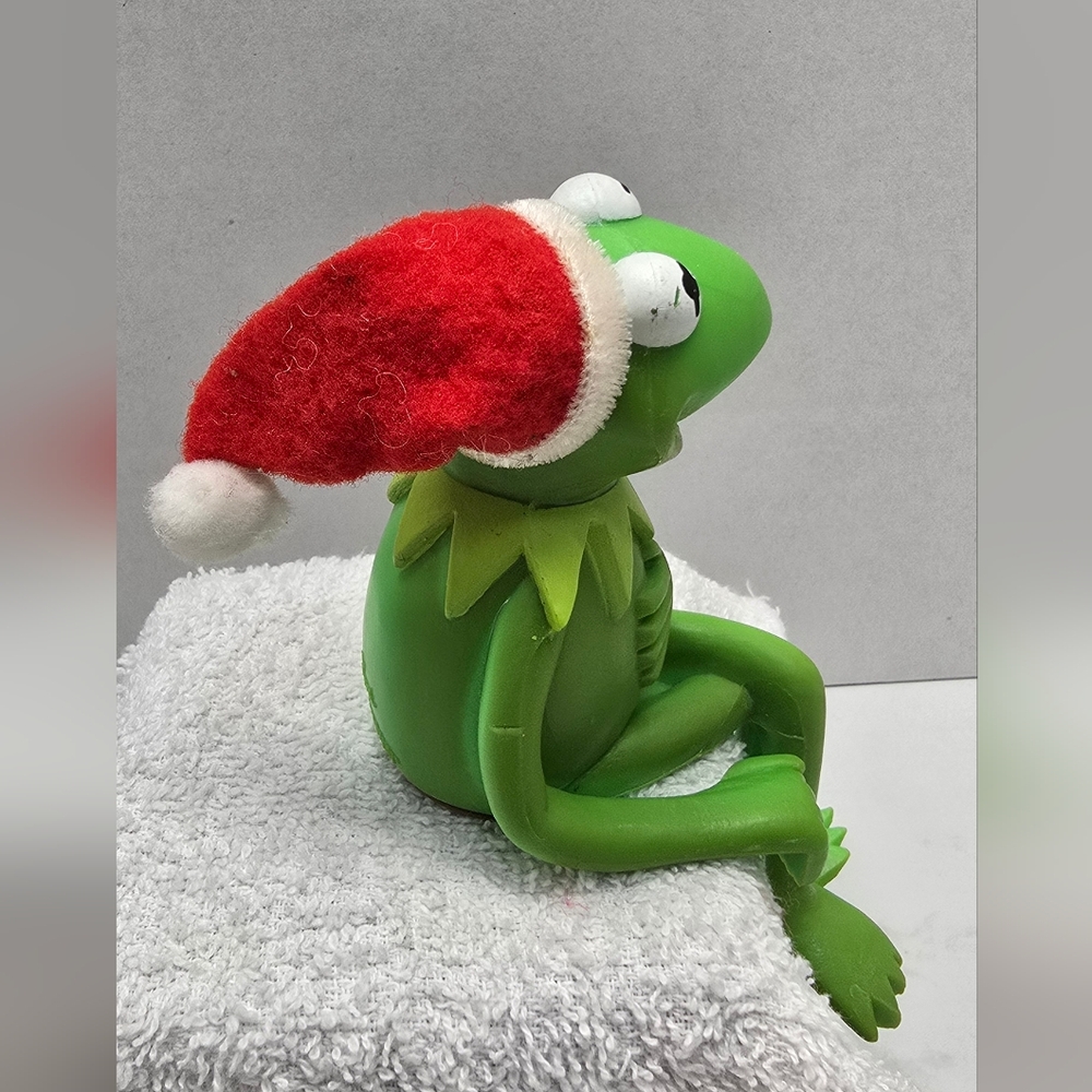 Vintage 1980 Hallmark Kermit the Frog Stocking Hanger Christmas Decor - Picture 4 of 8